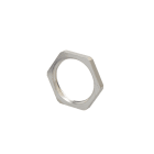 DKC EUROPE - Ghiera metallica ribassata in ottone nichelato M20x1,5 Tipo B.