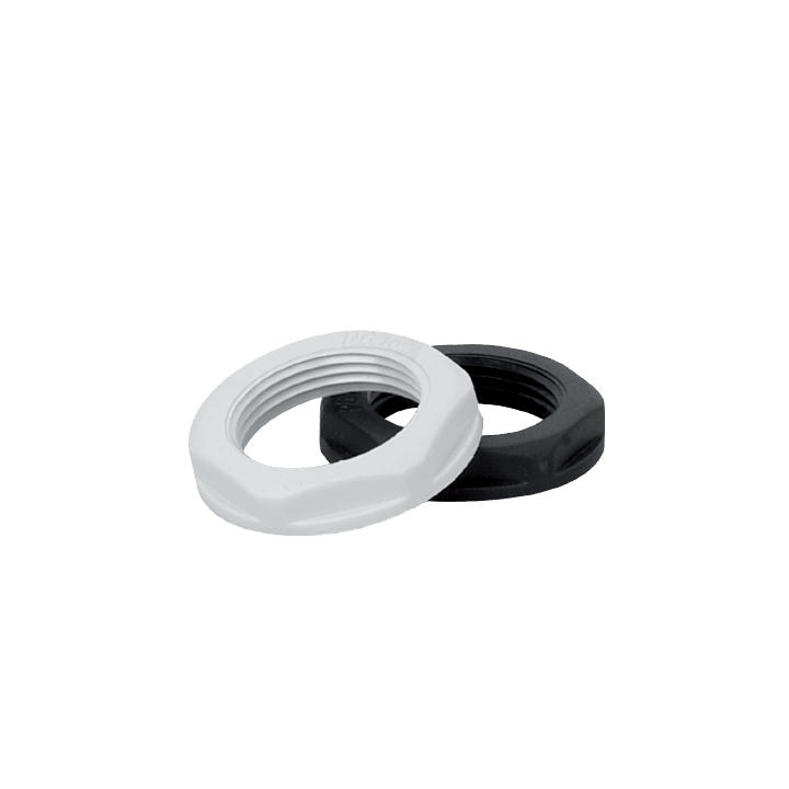 DKC EUROPE - Ghiera in poliammide con filettatura GAS 1/4" nera.