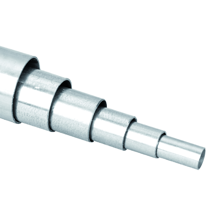 DKC EUROPE - Tubo rigido in acciaio zincato 40x1,2x4000mm, non filettabile.