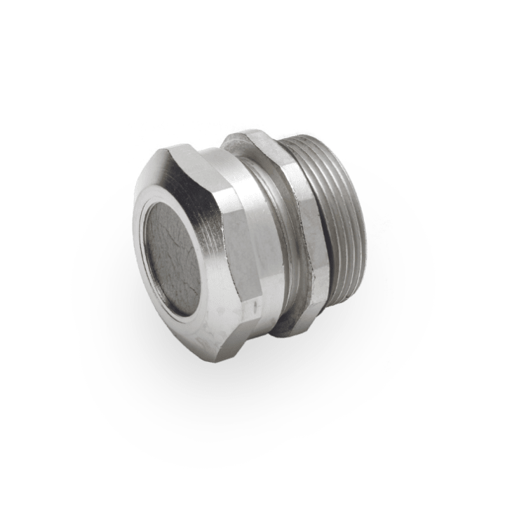 DKC EUROPE - Pressacavo metallico in ottone nichelato M25x1.5 per cavi da 11-16 mm, resistente all'acqua IP68.