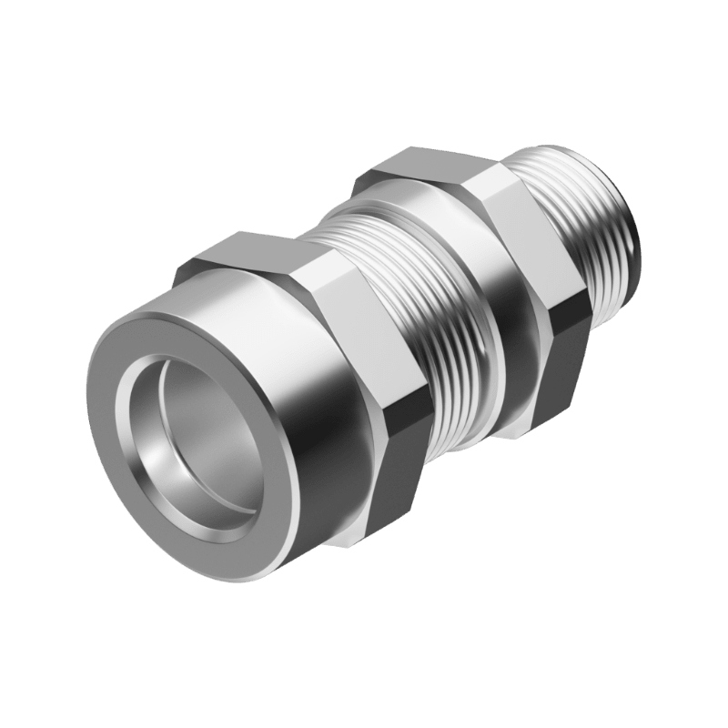 DKC EUROPE - Pressacavo ATEX in ottone, singola tenuta non armato, filetto M75x1,5, serraggio cavo 45-54 mm.