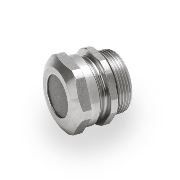 DKC EUROPE - Pressacavo in acciaio inox AISI 316L, filetto M20x1,5 mm, serraggio cavo 8-12 mm, protezione IP68, resistente agli agenti atmosferici.