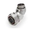 DKC EUROPE - Raccordo metallico curvo 90° M16 per tubo flessibile AD10.