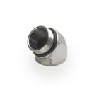 DKC EUROPE - Raccordo metallico curvo 45° M20 per tubo flessibile stampato con filetto 20x1,5.