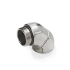 DKC EUROPE - Raccordo metallico curvo a 90 gradi M20 filetto 1,5 mm stampato.