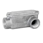 DKC EUROPE - Scatola in alluminio 2 vie una a destra filettatura GAS 1/2" IP65.