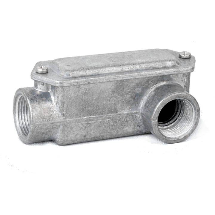 DKC EUROPE - Scatola in alluminio 2 vie una a destra filettatura GAS 2" 1/2 IP65.