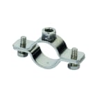 DKC EUROPE - Collare fissatubo pesante in acciaio inox AISI 304 per tubo diametro 25-29 mm 3/4" con filetto M8 G.