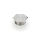 DKC EUROPE - Tappo metallico M20 in ottone nichelato per chiusura di fori filettabili, filettatura M20x1,5 mm.
