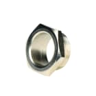 DKC EUROPE - Adattatore metallico M16 in ottone nichelato con filettatura 1,5 mm.