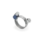DKC EUROPE - Fascetta stringitubo in acciaio inox AISI 430, serraggio 44-56mm con vite di terra, ideale per fissare tubi con precisione e sicurezza.