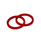 DKC EUROPE - Guarnizione in silicone G1 IP66/67, spessore 2 mm, filettatura GAS 1" 6060S3340