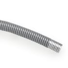 DKC EUROPE - Tubo flessibile metallico rivestito in PVC aspirato, aggraf rinforzato, D 26,5x31,5 mm, AD27, grigio DN27 26,5x31,5 rivestimento aspirato grigio.