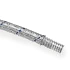 DKC EUROPE - Tubo flessibile metallico rivestito in PVC, con treccia zincata, diametro 15,5x21 mm, DN16 aspirato. 6071T-016