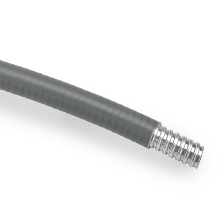 DKC EUROPE - Guaina acciaio zincato rivestita EVA liscio, diametro 26,5x34 mm, nero AD27. 607E032N