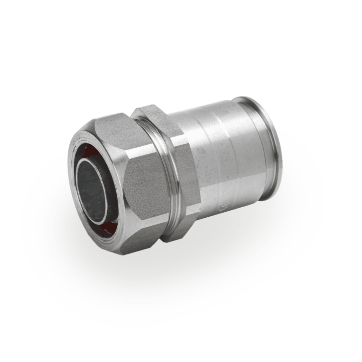DKC EUROPE - Raccordo rapido in acciaio inox AISI 316L per tubo rigido da 25mm e tubo flessibile da 22mm AD21.