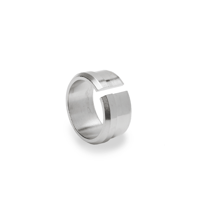 DKC EUROPE - Boccola ottone nichelato per tubo flessibile non rivestito, diametro 50,5x54,5 mm, AD51.