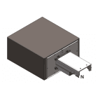 DKC EUROPE - Alimentazione standard Tipo 1, 200mm + 400mm, 4 poli, 160A, 200mm+400mm.
