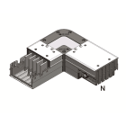 DKC EUROPE - Angolo verticale standard tipo 2, 200mm + 200mm, 4 poli, 160A, 200+200mm, 4 poli, 160A.
