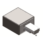 DKC EUROPE - Alimentazione standard Tipo 2, 200mm + 400mm, 4 poli, 400A, 200MM+400M, 4 poli, 400A.