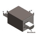 DKC EUROPE - Elemento a T verticale tipo 1, 4 poli, 630A verticale 630A.
