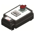 DKC EUROPE - Cassetta plastica pinza 32A per MCB 4 mod con presa industriale 16A 3P+N.