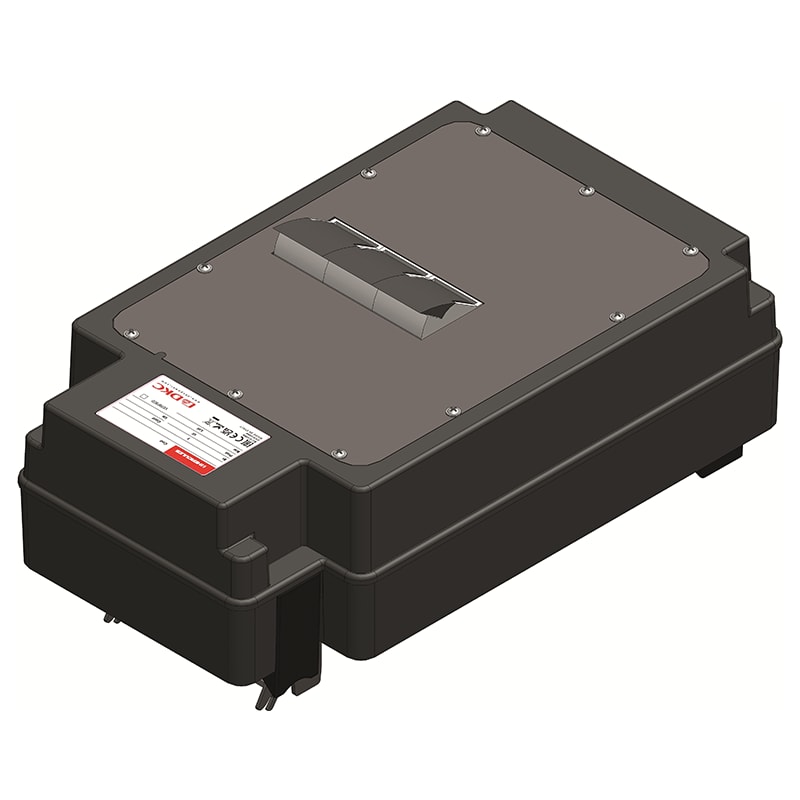 DKC EUROPE - Cassetta plastica a pinza 63A con portafusibili sul coperchio - 5P 3P+N+FE COP-5P.