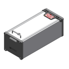 DKC EUROPE - Cassetta derivazione 125A con dispositivo sezionatore e base portafusibili 5P (3P+NP+FE+PE)