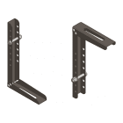 DKC EUROPE - Supporto completo staffa fissaggio standard stand.