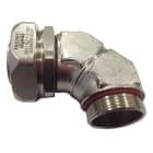DKC EUROPE - Raccordo metallico curvo 90° M20 per tubo flessibile diametro 16 mm ATEX 15,5 mm.