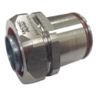 DKC EUROPE - Raccordo innesto rapido tubo rigido 50 mm - tubo flessibile 40 mm in acciaio inossidabile AISI 316L ATEX.