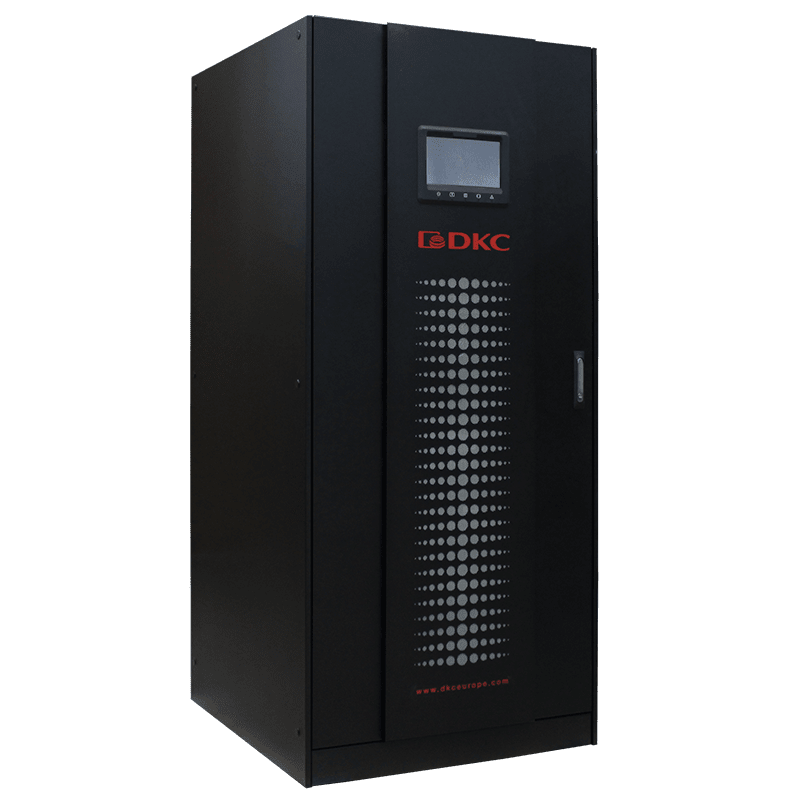 DKC EUROPE - Ups trifase in armadio da 250kVA con fattore di potenza 1, extra tt, autonomia di 0 minuti.