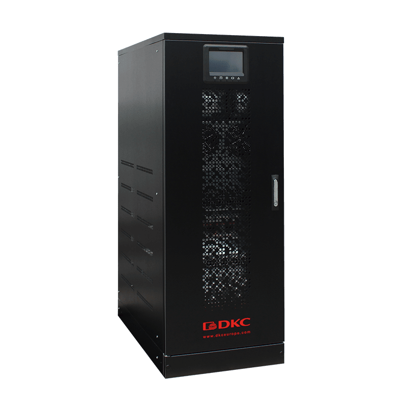 DKC EUROPE - Ups trifase in armadio da 60kVA con power factor 1 extra TT per un'autonomia di 0 minuti.