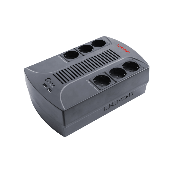 DKC EUROPE - Ups 1f 600va 6shuko+2usb 1x7ah usb+rj11