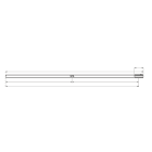 DKC EUROPE - 4P+2P 25A CU - Elemento rettilineo 1m - 1 derivzione - EL. RETT. 1M - 1 DER.