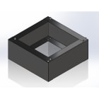 DKC EUROPE - Zoccolo per armadio ad angolo, altezza 200 mm, dimensioni 600x600 mm, ideale per arredare gli angoli della tua casa.