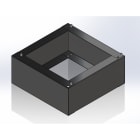 DKC EUROPE - Zoccolo per armadio ad angolo, altezza 200 mm, dimensioni 600x600 mm, ideale per arredare gli angoli della tua casa.