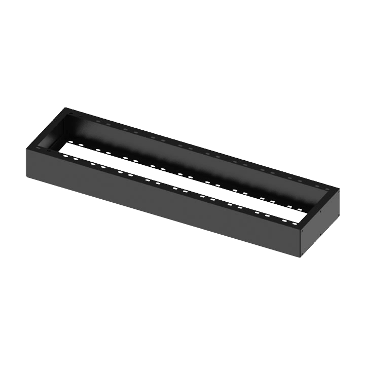 DKC EUROPE - Zoccolo profilato, altezza 200 mm, profondità 800 mm, larghezza 7000 mm, H.200 mm, P.800 mm, L.7000 mm.