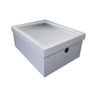 DKC EUROPE - Contenitori di comando ALUFRAME, dimensioni 500 x 400 x 150 mm, larghezza 500 x altezza 400 x profondità 15 mm.