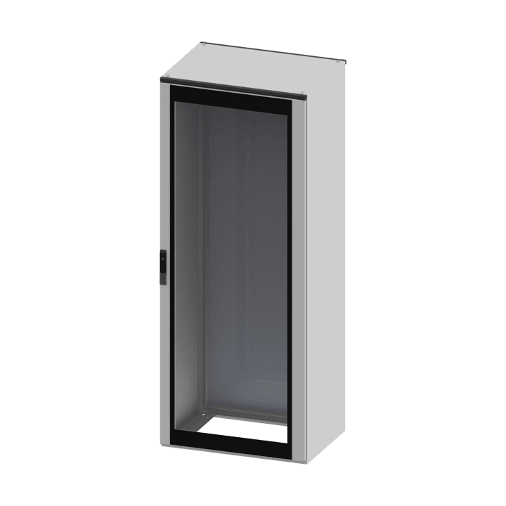 DKC EUROPE - Armadio monoblocco 1800x800x300 mm con porta serigrafata, retr.