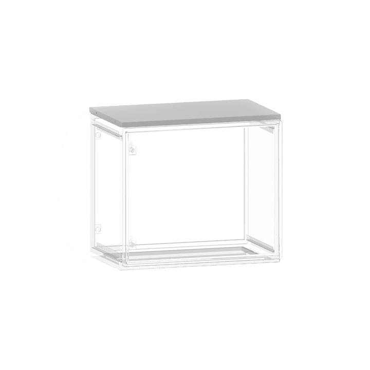 DKC EUROPE - Coperchio pulpito componibile 1200 mm, ideale per conferenze e presentazioni.