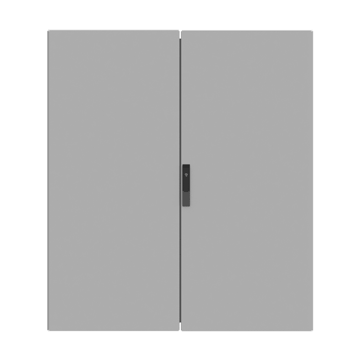 DKC EUROPE - Porta doppia anta per armadi, dimensioni 2000x1400 mm, adatta a modelli CQE e CAE.