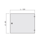 DKC EUROPE - porta modulare interna dimensioni 400 x 600 h 400 l 600
