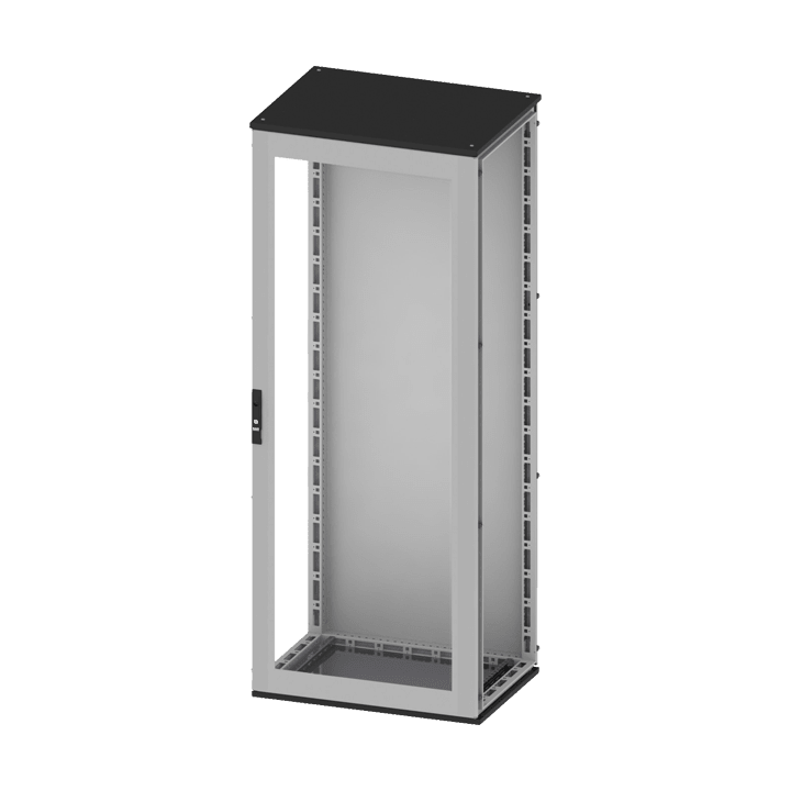 DKC EUROPE - Armadio componibile 2000x1000x500 mm porta trasparente retro.
