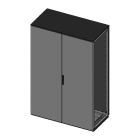 DKC EUROPE - Armadio componibile 2000x800x800 mm porta doppia a battente retrattile.