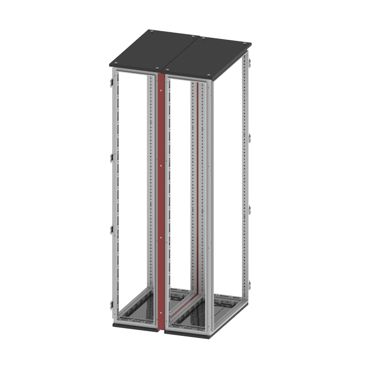 DKC EUROPE - Kit unione fronte/retro per armadi CQE, dimensioni 2000x400 mm.