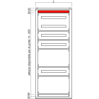 DKC EUROPE - Pannelli di compensazione distribuzione larghezza 600mm confezione 2 pezzi. R5PCD60