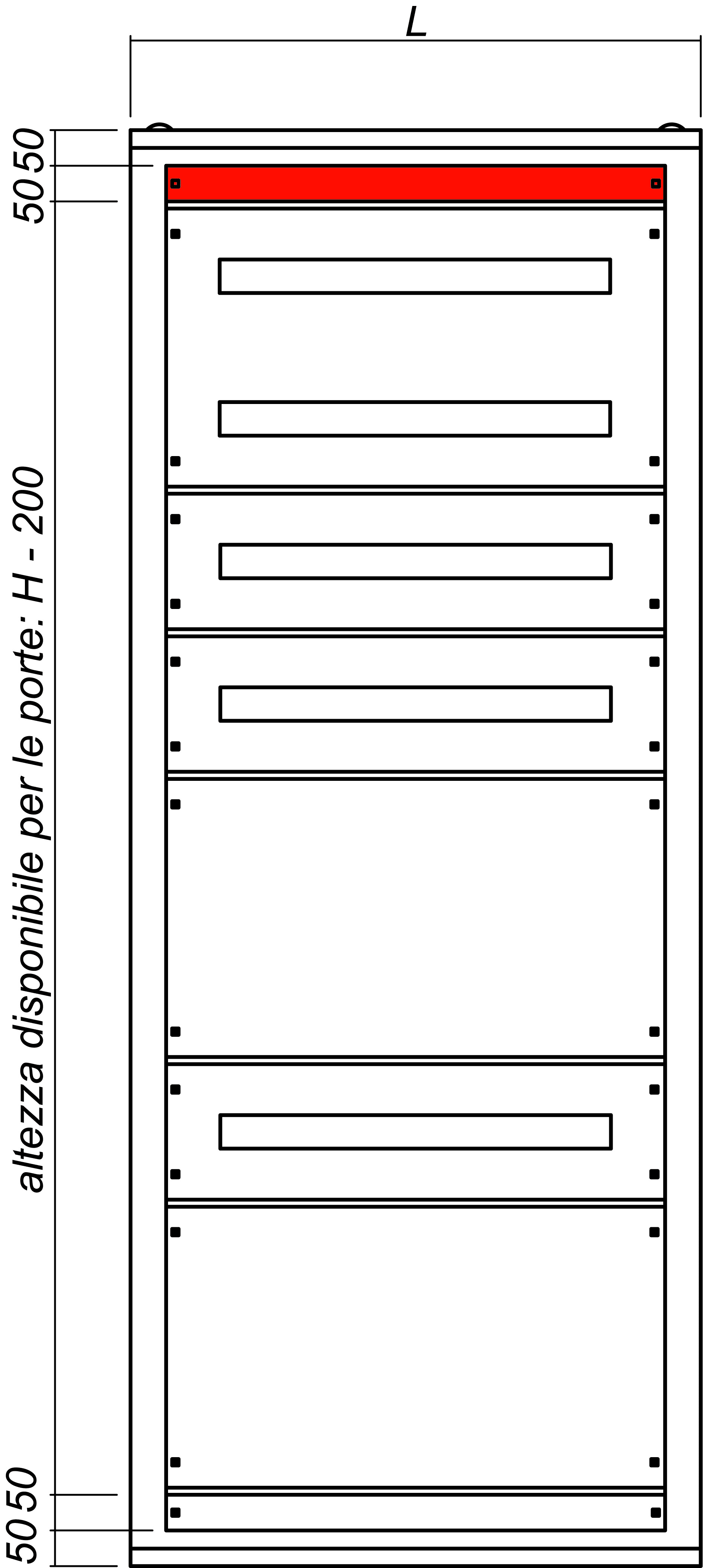 DKC EUROPE - Pannelli di compensazione distribuzione larghezza 600mm confezione 2 pezzi.