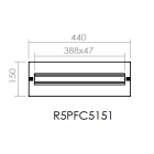 DKC EUROPE - pannello distribuzione 500x150 din 21 moduli, dimensioni 500 x 150 (lxa)