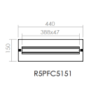 DKC EUROPE - pannello distribuzione 500x150 din 21 moduli, dimensioni 500 x 150 (lxa)